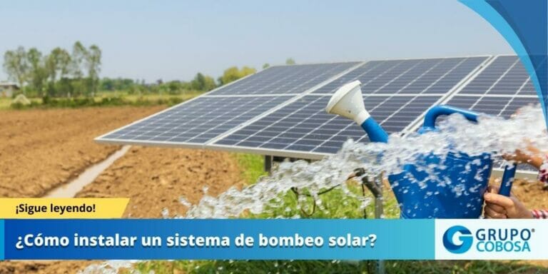 ¿Cómo instalar un sistema de bombeo solar